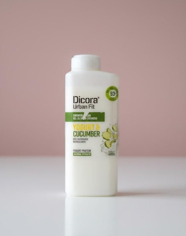 Dicora Urban Fit – Yogurt & Cucumber Shower Cream (400 ml)