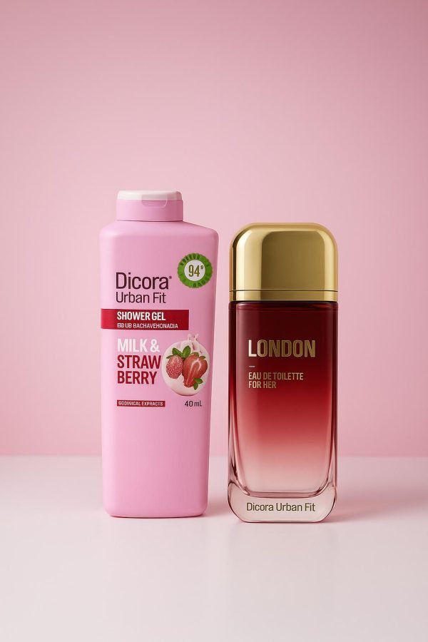 Dicora Urban Fit – Strawberry Shower Gel & London Eau de Toilette Duo