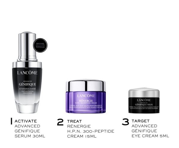 Lancôme Advanced Génifique Trio Set – Complete Anti-Aging Routine