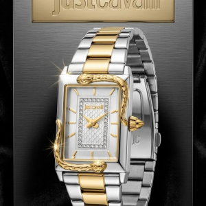 Just Cavalli Two-Tone Snake Design Watch