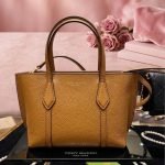 Tory Burch Brown Leather Tote Bag